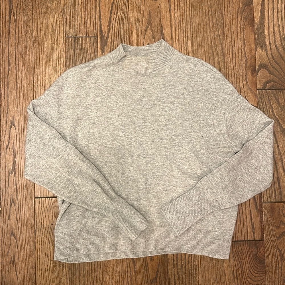 Everlane mockneck cashmere sweater
